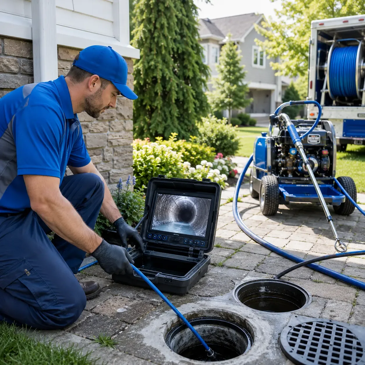 Outdoor drain cleaning professionals serving Lake View, IA